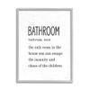 Stupell Industries Bathroom Family Definition Funny Escape Chaos of Children view 1