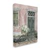 Stupell Industries Spring Bicycle Lush Floral Bouquet Vintage City Architecture view 2