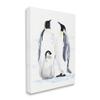 Stupell Industries Winter Penguin Bird Family Soft Watercolor Arctic Animals view 2