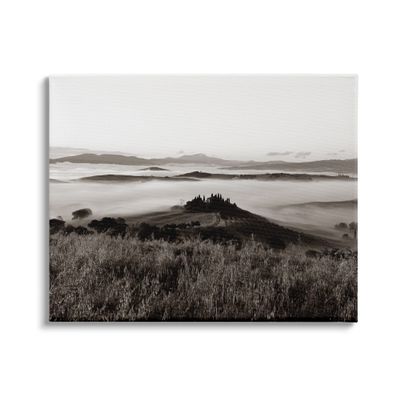 Stupell Industries Misty Vineyard Mountain Landscape Countryside Field Photography Canvas Wall Art, Design by Nancy Crowell