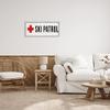 Stupell Industries Ski Patrol Red Cross Symbol Winter Mountain Sports view 2