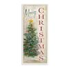 Stupell Industries Merry Christmas Greeting Festive Rustic Holiday Tree view 1