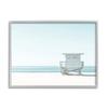 Stupell Industries Sun Bleached Blue Coast Lifeguard Shelter Summer Photography view 1