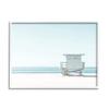 Stupell Industries Sun Bleached Blue Coast Lifeguard Shelter Summer Photography view 1