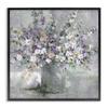 Stupell Industries 'Blossoming Aster Flower Bouquet', Framed Giclee Art, Black, 17 x 17 Inches, Easy to Hang and Sturdy, Made in USA, by Carol Robinson view 1