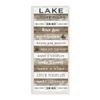 Stupell Industries Lake House Rules List Rustic Pattern Boat Oars view 1