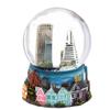 San Francisco Snow Globe Skyline, Trolley and Golden Gate Bridge, 3.5 Inches Tall view 2