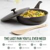 Goodful All-in-One Pan, Multilayer Nonstick, High-Performance Cast Construction, Multipurpose Design Replaces Multiple Pots and Pans, Dishwasher Safe Cookware, 11-Inch, 4.4-Quart Capacity, Graphite view 2