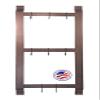 Rogar Ultimate Wall Mounted Pot Rack Vertical/Horizontal in Hammered Copper/Black view 2