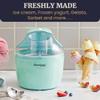 Americana EIM-1400M 1.5 Qt Freezer Bowl Automatic Easy Homemade Electric Ice Cream Maker, Ingredient Chute, On/Off Switch, No Salt Needed, Creamy Ice Cream, Gelato, Frozen Yogurt, Sorbet, Recipe Book view 2