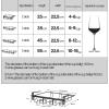 Wine Glass Rack, Hanging Wine Glasses Holder Under Cabinet, Metal Wine Glass Storage Hanger, Hanging Stemware Rack, Wine Glass Organizer for Bar Kitchen Cabinet, Black (Size : 55X22.5CM) view 3