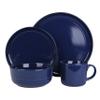 10 Strawberry Street Double Line 16 Piece Dinnerware Set, Cobalt view 2