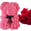 Always & Forever Flower Bear - Timeless Faux Rose Art view 1