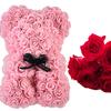 Always & Forever Flower Bear - Timeless Faux Rose Art view 4