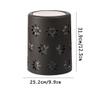 BDPP Trash Can Round Swing Trash Can Wastebasket,Decorative Rubbish Garbage Bin,Living Rooms & Bathroom Trash Can,Removable Swing Lid USO Interior y Exterior view 2