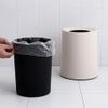 BDPP Trash Can Double-Layer Trash Can Without Lid Modern and Simple Garbage Can Small Desktop Garbage Bin Suitable for Home,Office USO Interior y Exterior (Color : A) view 4