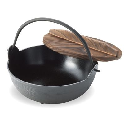 Kawanami Shoten Colored Pot, Black, Silicone Fluorine, 7.1 inches (18 cm), 0.4 gal (1.1 L), Aluminum, Made in Japan, Outdoor, Camping, Direct Fire, Repositionable