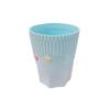 BDPP Trash Can Trash Can with Pressure Ring Cute Garbage Can Without Lid Plastic Garbage Bin Suitable for Bedroom Bathroom Kitchen USO Interior y Exterior (Color : B) view 1