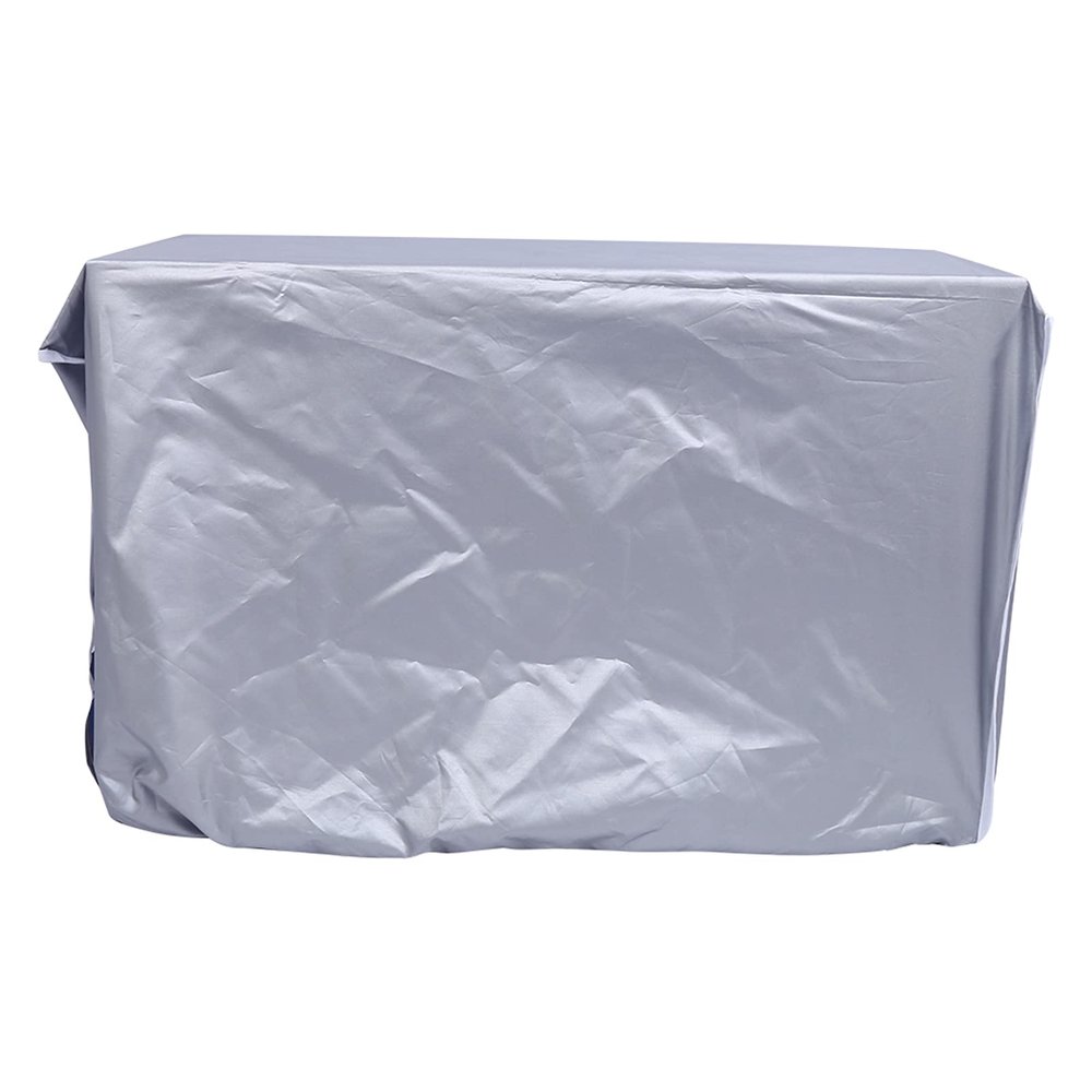 Aqur2020 Polyester Outdoor Air Conditioner Cover, Anti-Dust, Anti-Snow, Sunproof, Silver, 3 Sizes Available