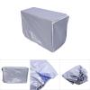 Aqur2020 Polyester Outdoor Air Conditioner Cover, Anti-Dust, Anti-Snow, Sunproof, Silver, 3 Sizes Available view 4