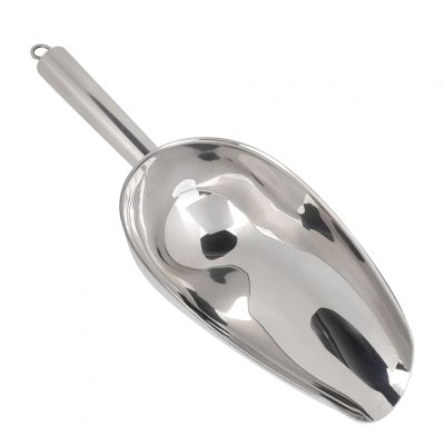 Food Scoop, 38oz Grain Scoop,Ice Flour Utility Scoop,Stainless Steel Multifunctional Ice Food Scoop Coffee Beans Dried Fruit Shovel Multi-Purpose Food Candy Shovel Kitchen Tools(38oz)