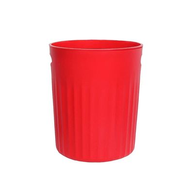 BDPP Trash Can Trash Can with Pressure Ring Lidless Garbage Can Creative Round Garbage Bin Suitable for Bedroom Bathroom Kitchen USO Interior y Exterior (Color : C)