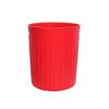 BDPP Trash Can Trash Can with Pressure Ring Lidless Garbage Can Creative Round Garbage Bin Suitable for Bedroom Bathroom Kitchen USO Interior y Exterior (Color : C) view 1