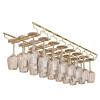 DTDMY Wine Glasses Rack Under Cabinet Stemware Rack, Wine Glass Hanger Rack Wine Glass Holder Storage Hanger for Cabinet Kitchen Bar Display Decorative Shelf (Size : 91x28x5.5cm) view 1