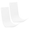 2pcs Plastic Water Tray Bathroom Drip Tray Touchless Dispenser Tray Laundry Drip Tray Catcher Silicone Tray Foam Hand Dispenser Valid Wash Your Phone Hand White view 1