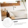 2pcs Plastic Water Tray Bathroom Drip Tray Touchless Dispenser Tray Laundry Drip Tray Catcher Silicone Tray Foam Hand Dispenser Valid Wash Your Phone Hand White view 3