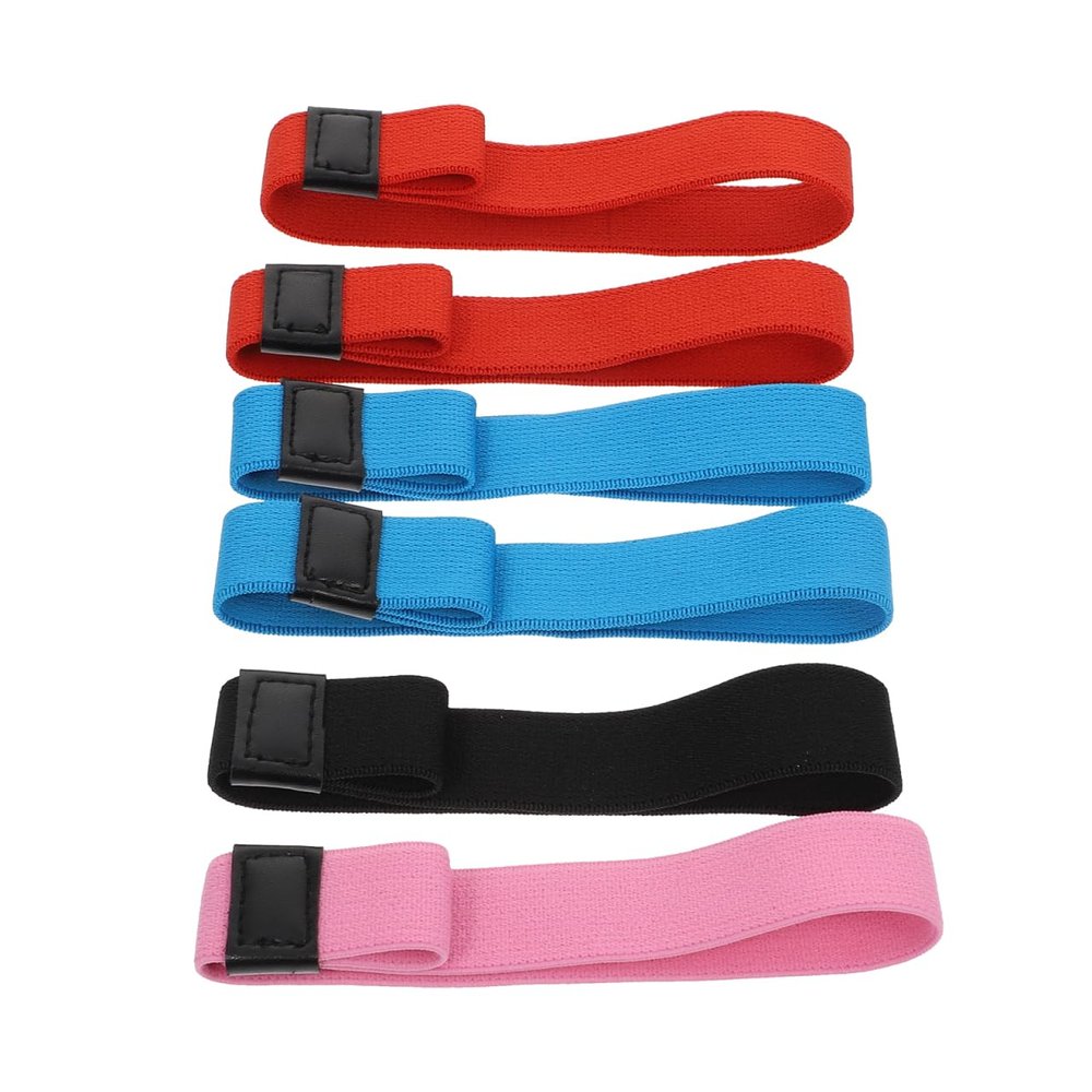 OSALADI Bento Box Straps 6-Pack Adjustable Elastic Lunch Box Bands for Adult Lunch Containers Food Fixing Straps Elastic Bands for Home Office Outdoor Use