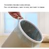 BDPP Trash Can Trash Can Without Lid 10L/2.6 Gallons Garbage Can Round Garbage Bin Suitable for Bedroom Bathroom Kitchen Living Room USO Interior y Exterior (Color : C) view 3