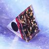 TYZK Meditation Orgone Pyramid Crystals Obsidian Crystal Sphere Orgone Pyramid Home Decor (Size : 7CM) view 2