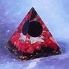 TYZK Meditation Orgone Pyramid Crystals Obsidian Crystal Sphere Orgone Pyramid Home Decor (Size : 7CM) view 4