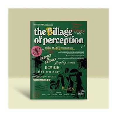 Billlie the Billige of perception : chapter one 1st Mini Album CD+1p Poster+1p Folding Poster On Pack+76p PhotoBook+2p Sticker+1p ID Card+1p Ticket+2p PhotoCard+Messge PhotoCard SET+Tracking Kpop