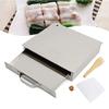 Helikim Stainless Steel Rice Noodle Steamers Drawer Machine with Steamer Tray, Brush and Spatula for Steamed Steaming Vermicelli Roll,1 Layer view 1