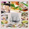 Helikim Stainless Steel Rice Noodle Steamers Drawer Machine with Steamer Tray, Brush and Spatula for Steamed Steaming Vermicelli Roll,1 Layer view 2