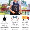 FunnyLazy womens mama bird baby bird mors day her Black Apron - 1 Size fits All Men Women Kitchen Aprons view 4