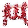 LOMIMOS 32.8 Ft Valentine's Day Tinsel Garland,Shiny Hanging Decor for Wedding Engagement Anniversary Party Supplies(Red White) view 3