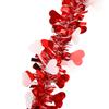 LOMIMOS 32.8 Ft Valentine's Day Tinsel Garland,Shiny Hanging Decor for Wedding Engagement Anniversary Party Supplies(Red White) view 4