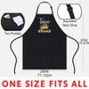 FunnyLazy Taco Squad T-shirt Apron - 1 Size fits all Black Apon Kitchen Decor view 3