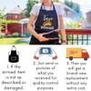FunnyLazy Taco Squad T-shirt Apron - 1 Size fits all Black Apon Kitchen Decor view 4