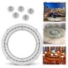 Aluminum Lazy Susan Bearing Turntable Ring Heavy Loads Base For Round Table  8in 10in 12in 14in 16in 20in 24ni 27in 32in 360 Degree Swivel Turntable, For Glass/Granite/Wood Kitchen Ding Table view 1