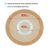 8-32inch Aluminum Metal Bearing Lazy Susan Turntable 360 Rotatable Turntable Dining Table Heavy Loads Base For Round Table Silent Swivel Plate Hardware For TV Rotating Support view 4