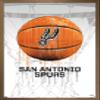 Trends International NBA San Antonio Spurs - Drip Basketball 21 Wall Poster, 22.375" x 34", Bronze Framed Version view 1