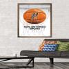 Trends International NBA San Antonio Spurs - Drip Basketball 21 Wall Poster, 22.375" x 34", Bronze Framed Version view 2