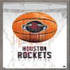 Trends International NBA Houston Rockets - Drip Basketball 21 Wall Poster, 22.375" x 34", Barnwood Framed Version view 1