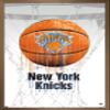 Trends International NBA New York Knicks - Drip Basketball 21 Wall Poster, 14.725" x 22.375", Bronze Framed Version view 1