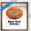 Trends International NBA New York Knicks - Drip Basketball 21 Wall Poster, 14.725" x 22.375", Bronze Framed Version view 3