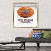 Trends International NBA New Orleans Pelicans - Drip Basketball 21 Wall Poster, 22.375" x 34", Gold Framed Version view 2